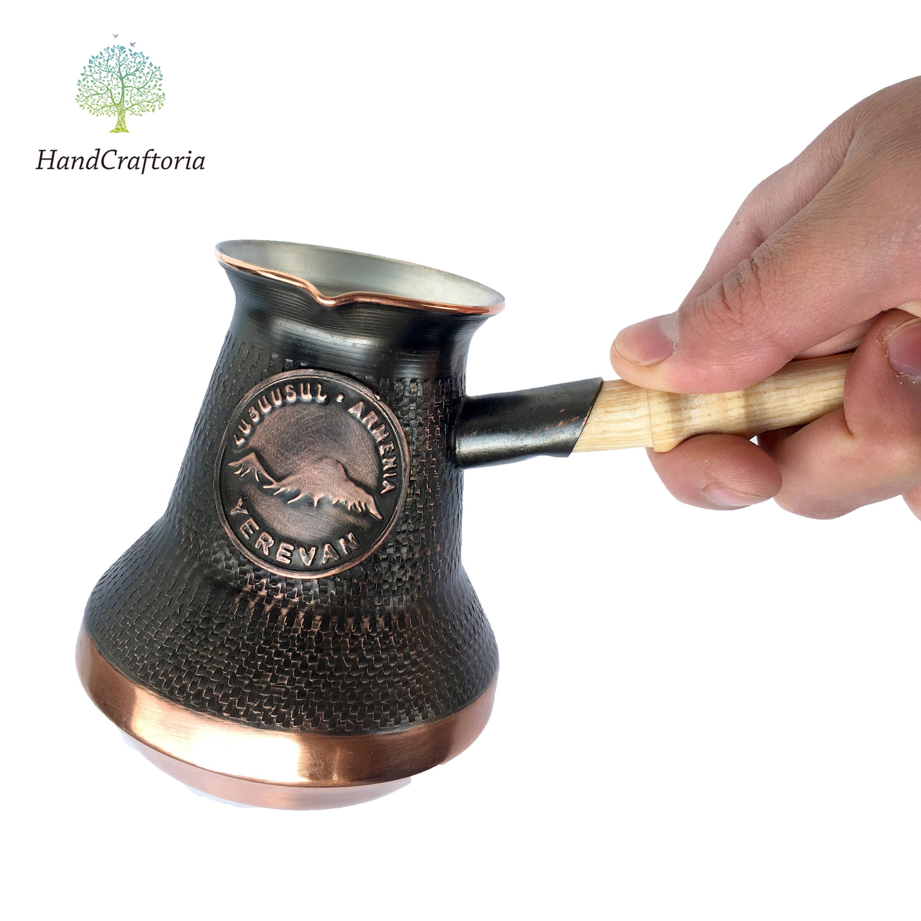 4 cup 12 fl Oz Armenian Coffee Pot Maker handmade Copper Etsy