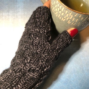 Chowderfest Fingerless Mitts - Knitting Pattern
