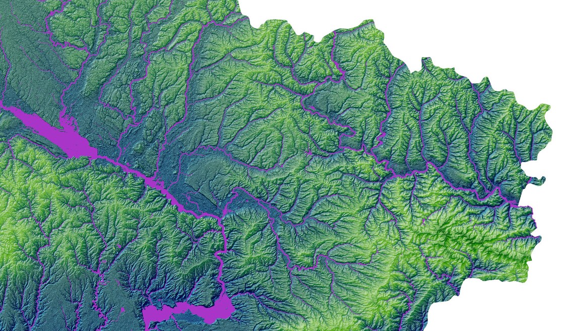 Elevation Map of Ukraine high Resolution Digital Print Map Etsy