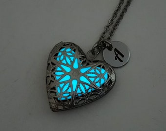 Heart Glow in Dark Necklace