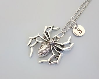 Spider Tarantula Charm Personalized Necklace (K39)