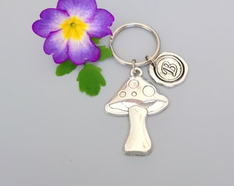 Mushroom keyring, Christmas stockings, mushroom keychain gifts for her