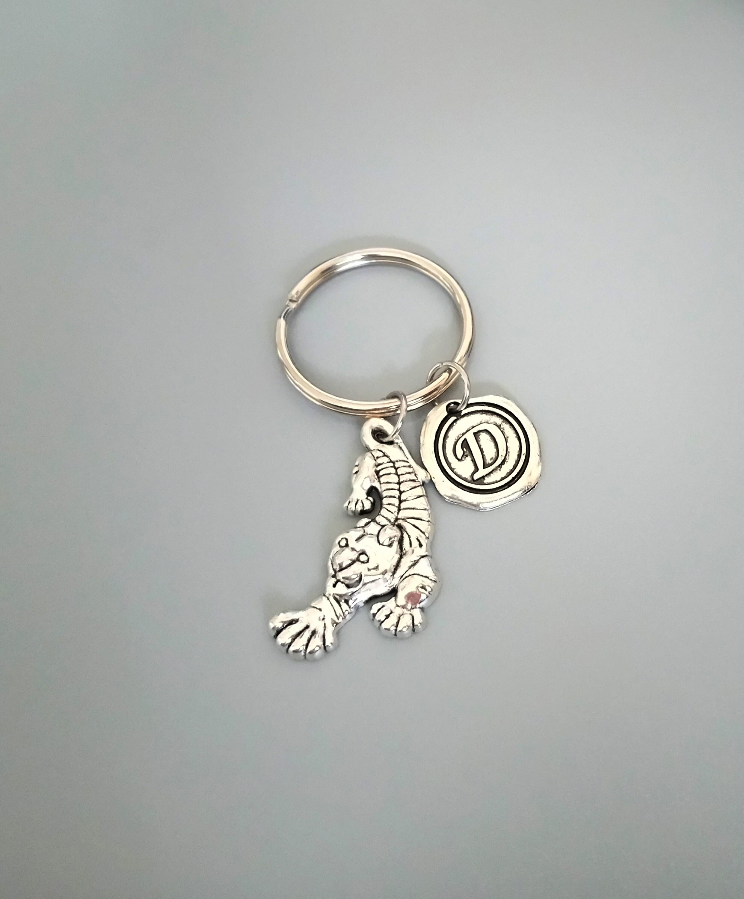Personalized Tiger Key chain best friend gift tiger keyring Etsy