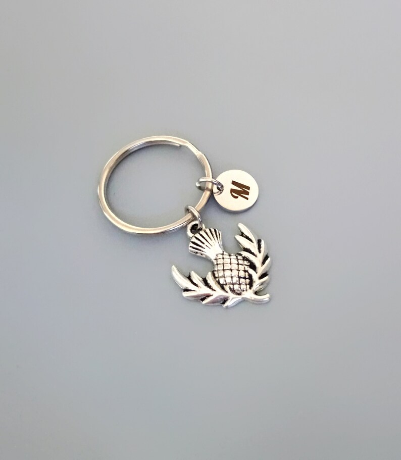 SCOTTISH THISTLE KEYRING ANNIVERSARY GIFT ? BIRTHDAY SCOTTISH THISTLE KEYRING ANNIVERSARY GIFT ? BIRTHDAY
