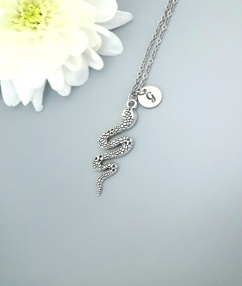 Best friend gift Gothic Necklace A12 Snake Personalized Necklace