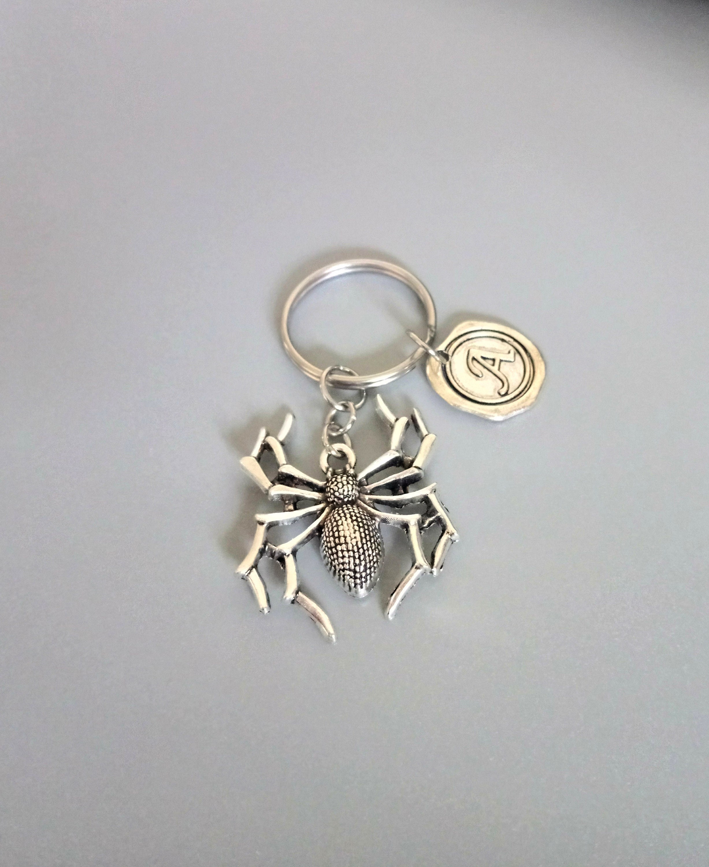 Spider Keyring, Tarantula Charm Personalized Keychain (K69) - Etsy UK