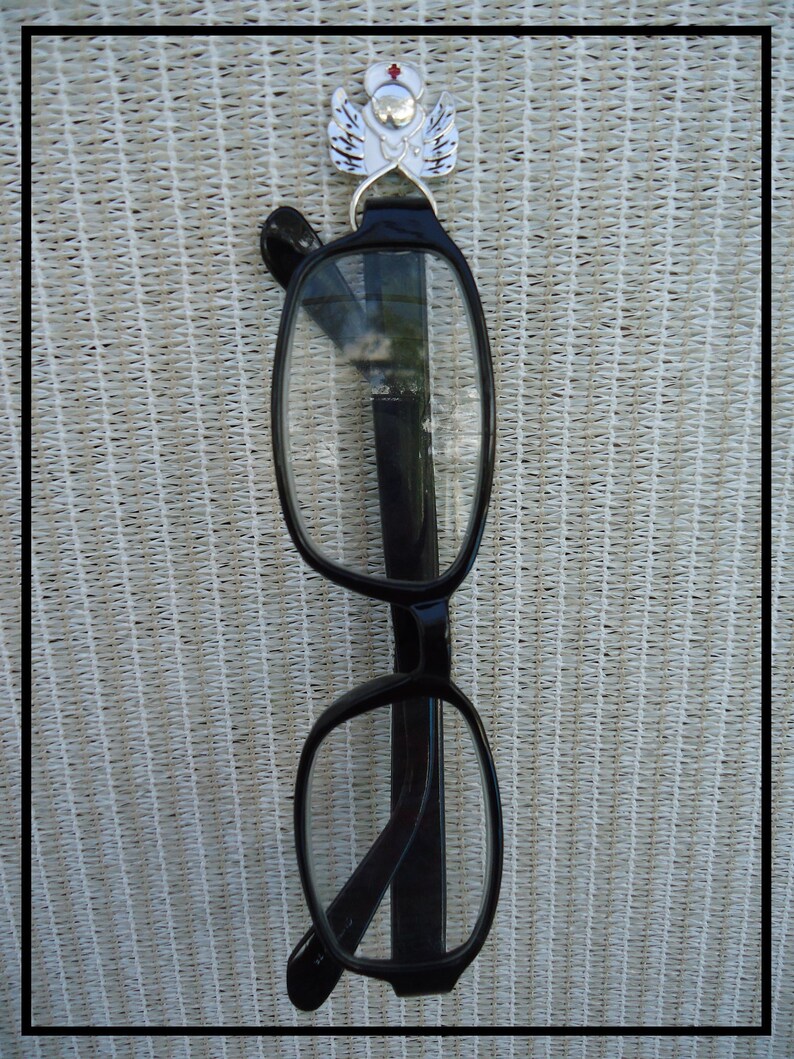 Nurse Eyeglass Holder Pin Tie Tack Style on Back Medical Eyeglass Pin