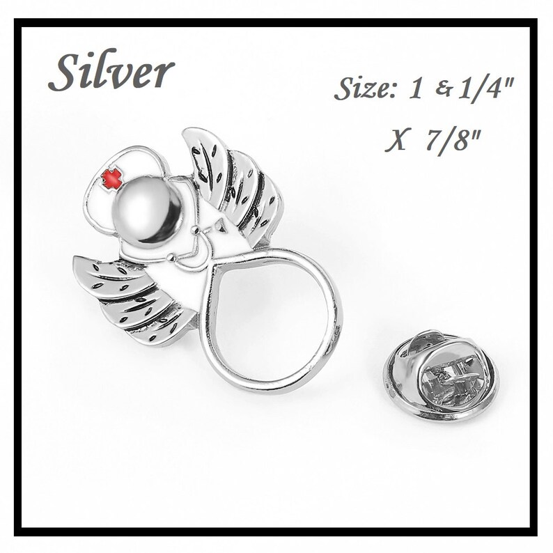 Nurse Eyeglass Holder Pin Tie Tack Style on Back Medical Etsy