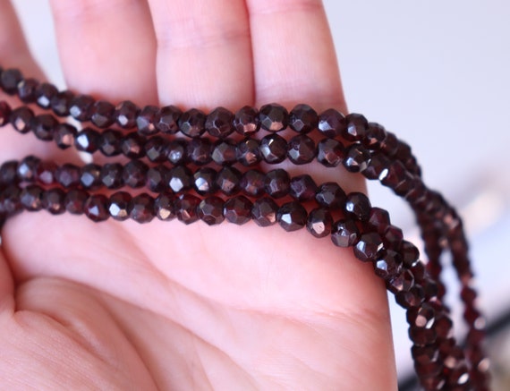 Antique Vintage Bohemian Faceted Garnet Choker Ne… - image 6