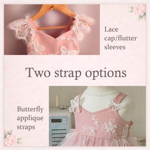 Patrón de costura para vestido de mariposa en PDF, corte imperio, para niñas de 6 meses a 10 años imagen 5