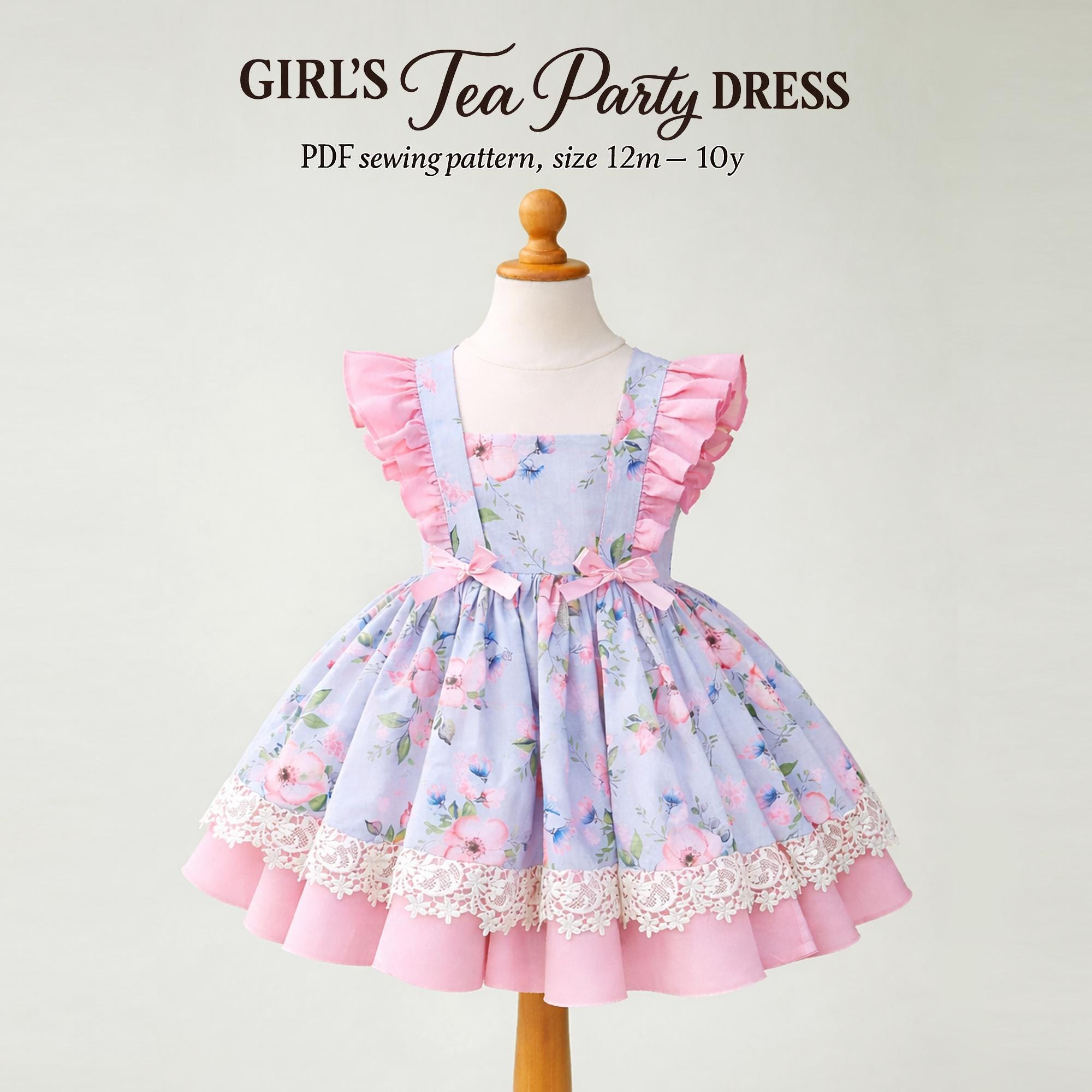 princess polly baby blue dress Baby Girl First Birthday Dress – Girls Birthday Outfits – Closet By Dia main image 0