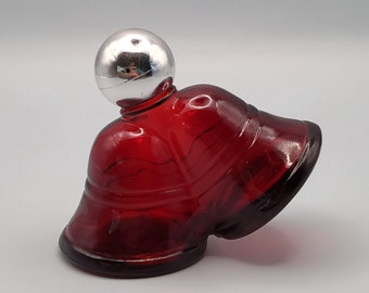 Butelka wody kolońskiej Avon Red Christmas Bells w stylu vintage