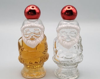 Vintage Avon Christmas Jolly Santa Cologne Bottle