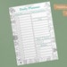 Day at a Glance Printable Planner Digital Download Undated Cute Animal ...