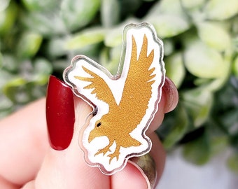 Thunderbird Pin, Acrylic Pin, Cryptid Core, Weird Pins, Cryptid Gift, Cryptid Pin, Cryptid Hunter, Cryptid Buttons, Cryptid Pin Set