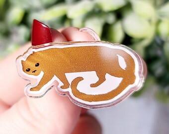 Wampus Cat Pin, Cryptid Gift, Cryptid Pin, Cryptid Hunter, Cryptid Buttons, Cryptid Pin Set, Acrylic Pin, Cryptid Core, Weird Pins