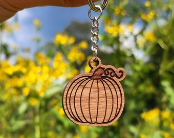 Pumpkin Keychain, Pumpkin Key Ring, Pumpkin Accessories, Pumpkin Gifts, Fall Keychain, Fall Lover Gifts, Halloween Gifts, Fall Accessories