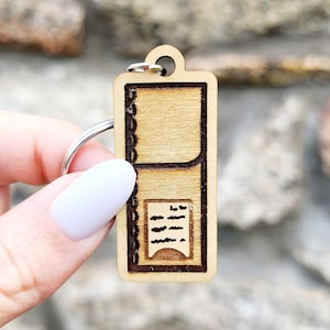 Archival Box Keychain, Archival Storage, Archivist Keychain, Archive Keyring, Museum Keychain, Museum Artifacts, Museum Curator Gift
