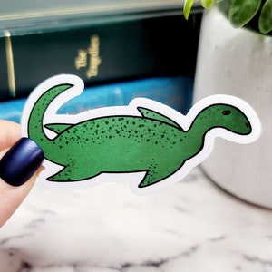 Nessie Sticker, Cryptid Art, Cryptid Club, Cryptid Decor, Cryptid Figures, Cryptid Hunter HQ, Cryptid Lover Gift, Loch Ness Monster