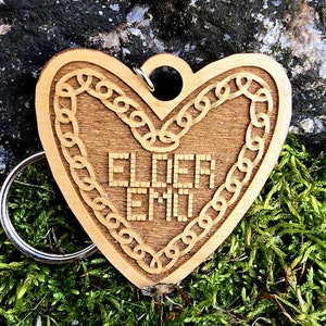 Elder Emo Keychain, Porte-clés Goth, Alternative Keychain, Cadeaux alternatifs, Accessoires alternatifs, Cadeaux emo, Cadeaux Elder Emo