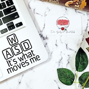 WASD Keycaps, PC Gaming, PC Gamer, Computer Gamer, Keyboard Gaming, Gift, Keyboard Decal, Keyboard Stickers, Gaming Decal, Gaming Gifts