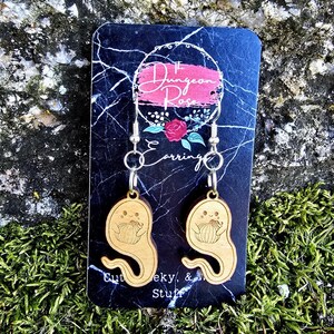 Ghost Earrings Dangle, Ghost Accessories, Ghost Gifts for Her, Halloween Ghost, Ghost Jewelry, Ghost Earrings, Halloween Earrings