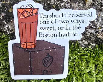 US History Sticker, Historian Gift, History Nerd Gifts, American History, Boston Tea Party, History Teacher Gift, Historian Gift