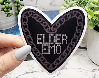 Elder Emo Sticker, Elder Emo Art, Elder Emo Kids, Emo Accessories, Emo Stickers, Emo Belt Sticker, Emo Chain, Emo Forever, Emo Gifts