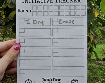 Initiative Tracker, Roll for Initiative RPG Game Aid, RPG Accessories, Dice Accessories, Role Playing Games, Dice Goblin, GM Gift