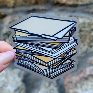 Paperwork Folders Archive Sticker, Archival Storage, Archivist Sticker, Museum Sticker, Paperwork Sticker, Office Sticker