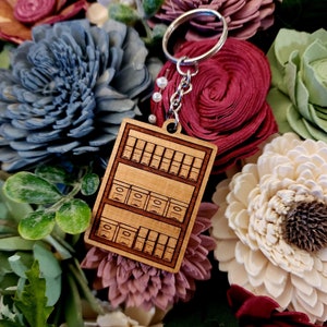 Porte-clés de stockage d'archives, boîtes d'archives, porte-clés d'archiviste, porte-clés d'archives, porte-clés de musée, objets façonnés de musée, cadeau de conservateur de musée