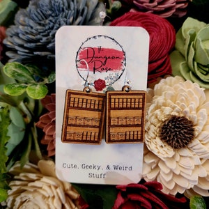 Archival Storage Dangle Earrings, Archival Boxes, Archivist Earrings, Archive Jewelry, Museum Earrings, Museum Artifacts