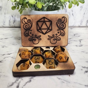 Dice Vault for 8 Dice, Dice Storage Box, 8 Dice Box, 8 Dice Holder, RPG Dice Storage, RPG Dice Case, Dice Accessories, Dice Goblin