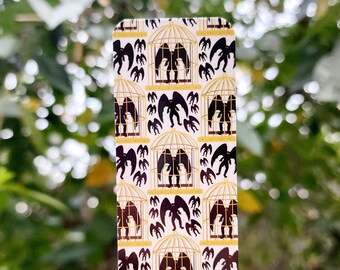 Mothman Bookmark, Cryptid Bookmark, Thin Bookmark, Paper Bookmark, Writer Gift, Reader Gift, Librarian Gift, Book Lover Gift, Cryptid Core