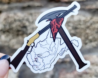 WV Mine Wars Sticker, Blair Mountain, History Sticker, Redneck Sticker, Coal Miner Sticker, History Sticker, Appalachian Sticker