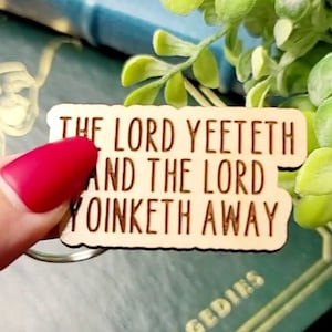 Lord Yeet Keychain, Yeet Meme, Weird Keychains, Yeet Oof, Yeet or Be Yeeten, Yeet or Be Yeeted, Yeet Yeet, Meme Keychain, Funny Keychain