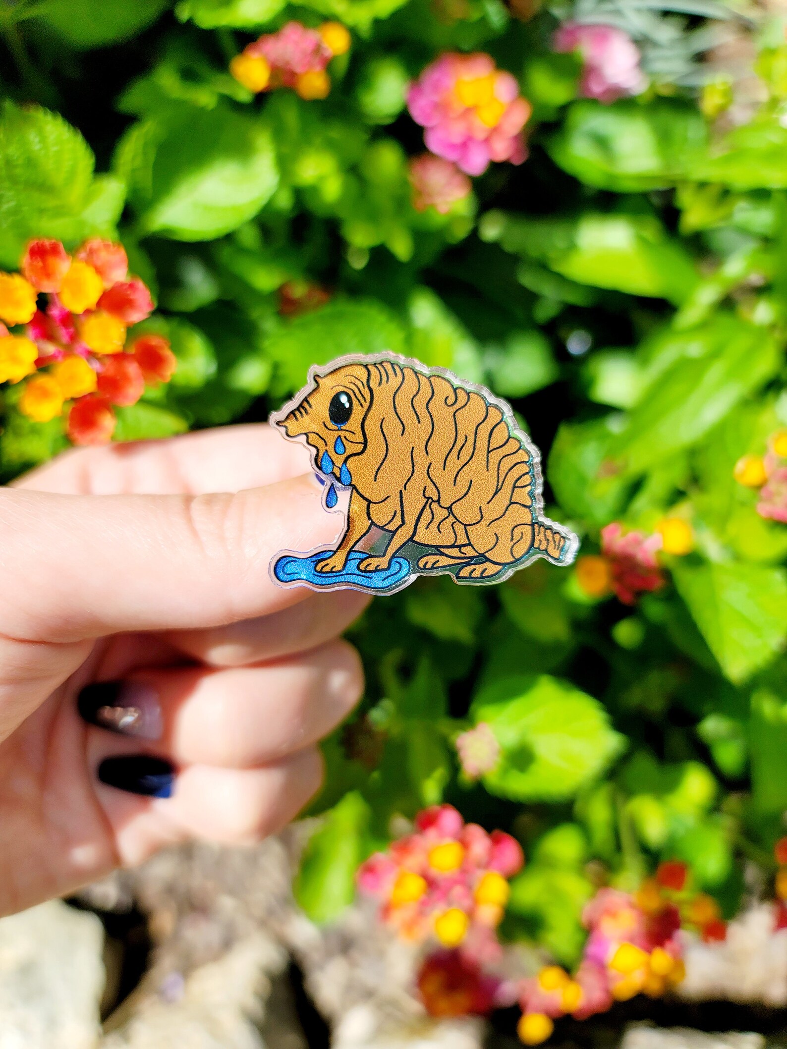 Squonk Pin, Cryptid Pin, Cryptid Pin Set, Acrylic Pin, Cryptid Core ...