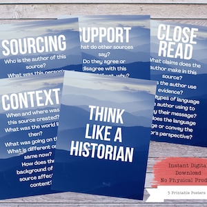 Think Like a Historian, History Decor, History Poster, Social Studies, History Class, History Defined, History Teacher, History Classroom