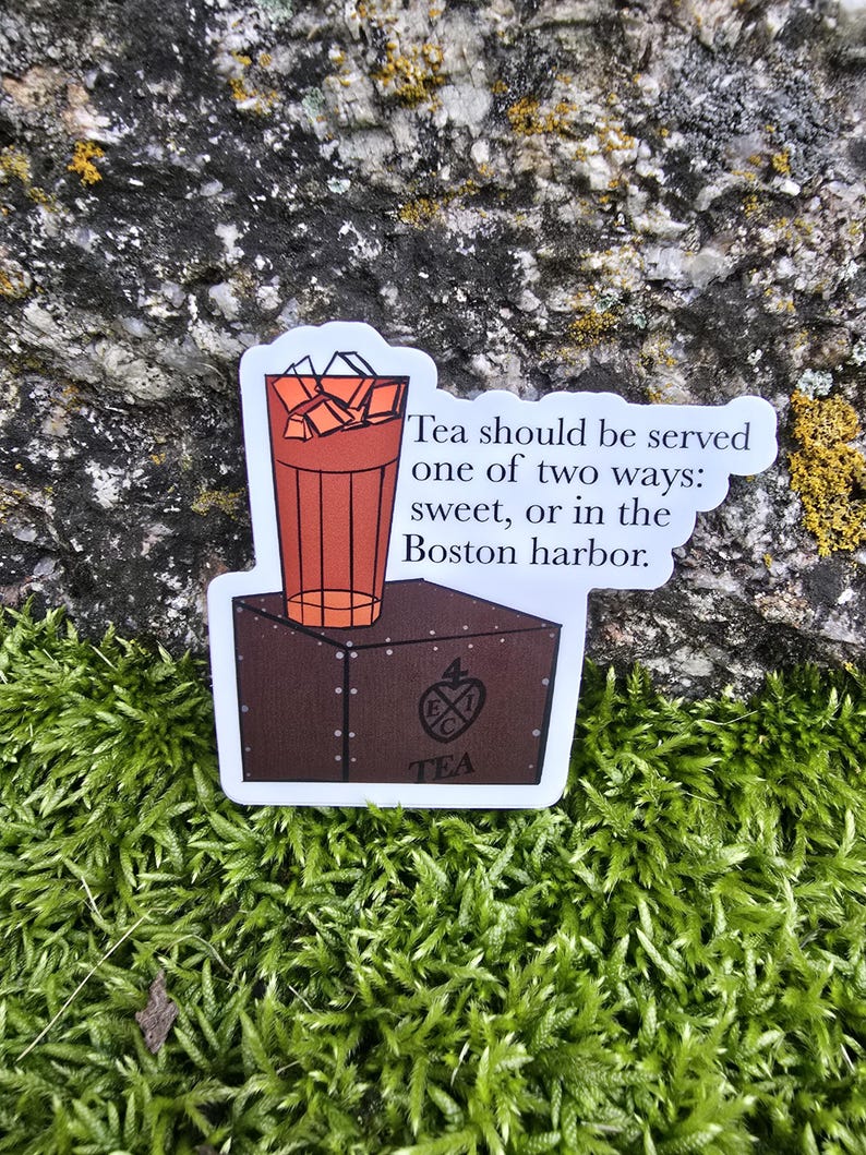 US History Sticker, Historian Gift, History Nerd Gifts, American History, Boston Tea Party, History Teacher Gift, Historian Gift image 3