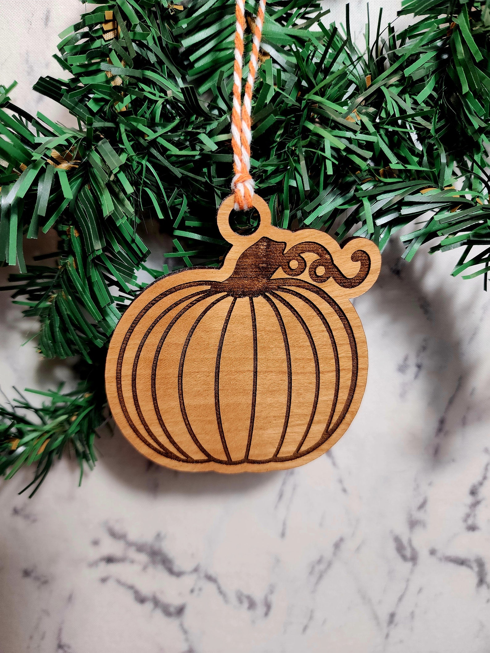 Pumpkin Ornament Halloween Ornaments Pumpkin Accessories Etsy