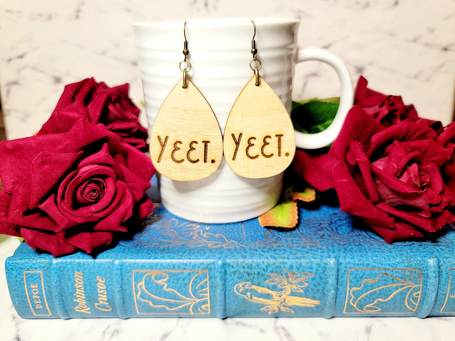 Yeet Gift Geek Earrings Funny Earrings Meme Earrings Funny Etsy