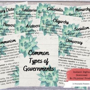 Types of Government Posters, History Poster, Social Studies, History Class, History Defined, History Teacher, History Classroom