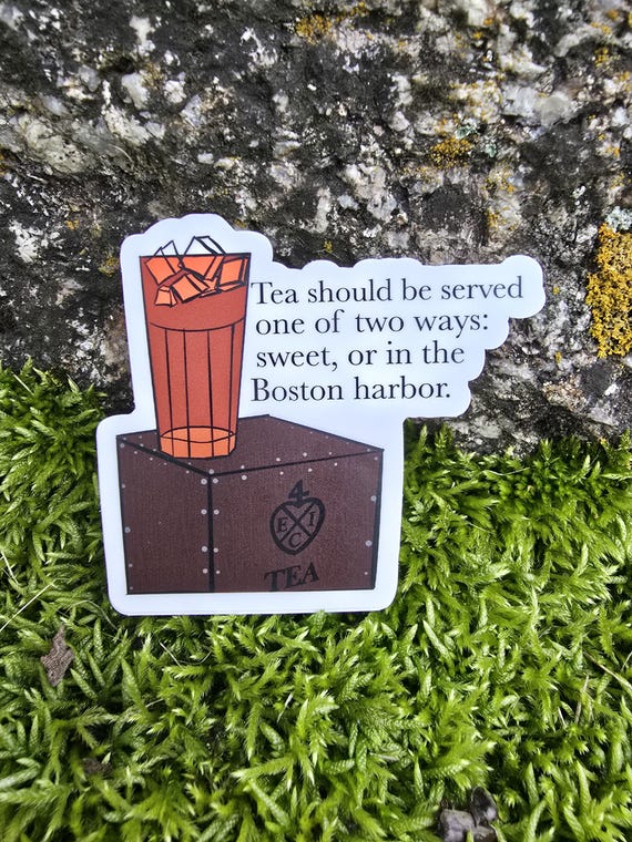 US History Sticker, Historian Gift, History Nerd Gifts, American History, Boston Tea Party, History Teacher Gift, Historian Gift