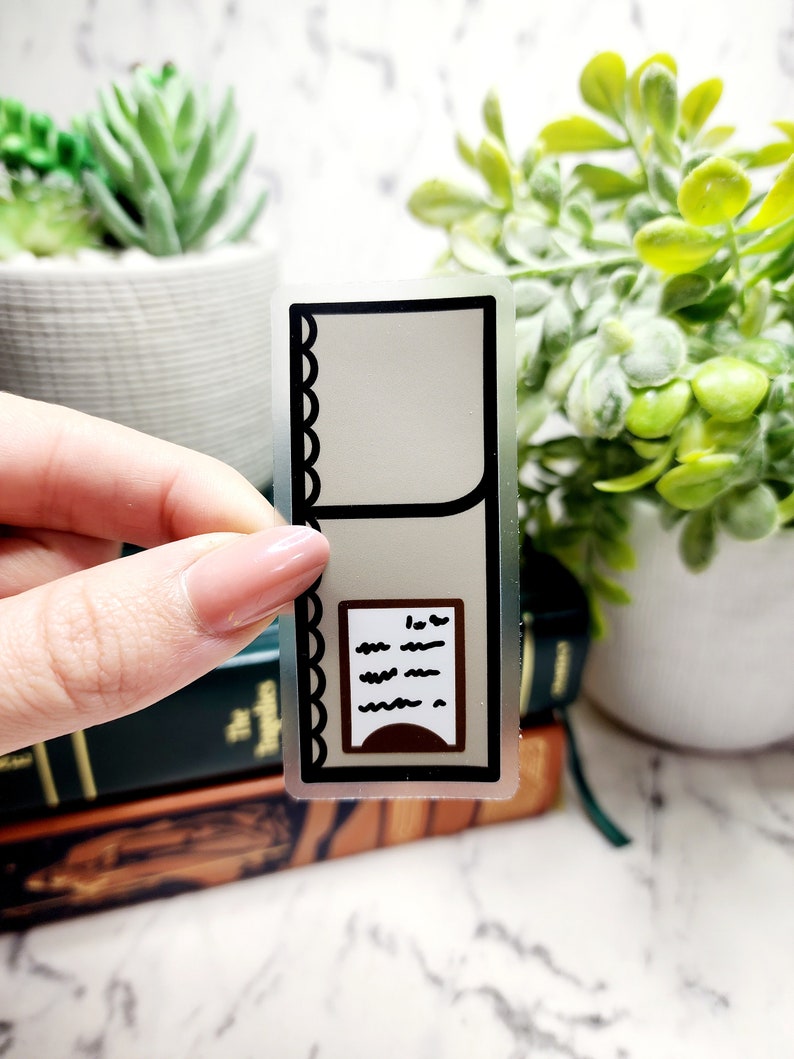 Archival Flip Top Box Clear Sticker, Archival Storage, Archivist ...