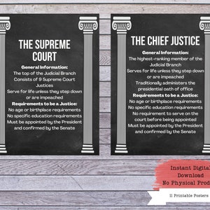 US Government Posters, History Decor, History Poster, Social Studies ...