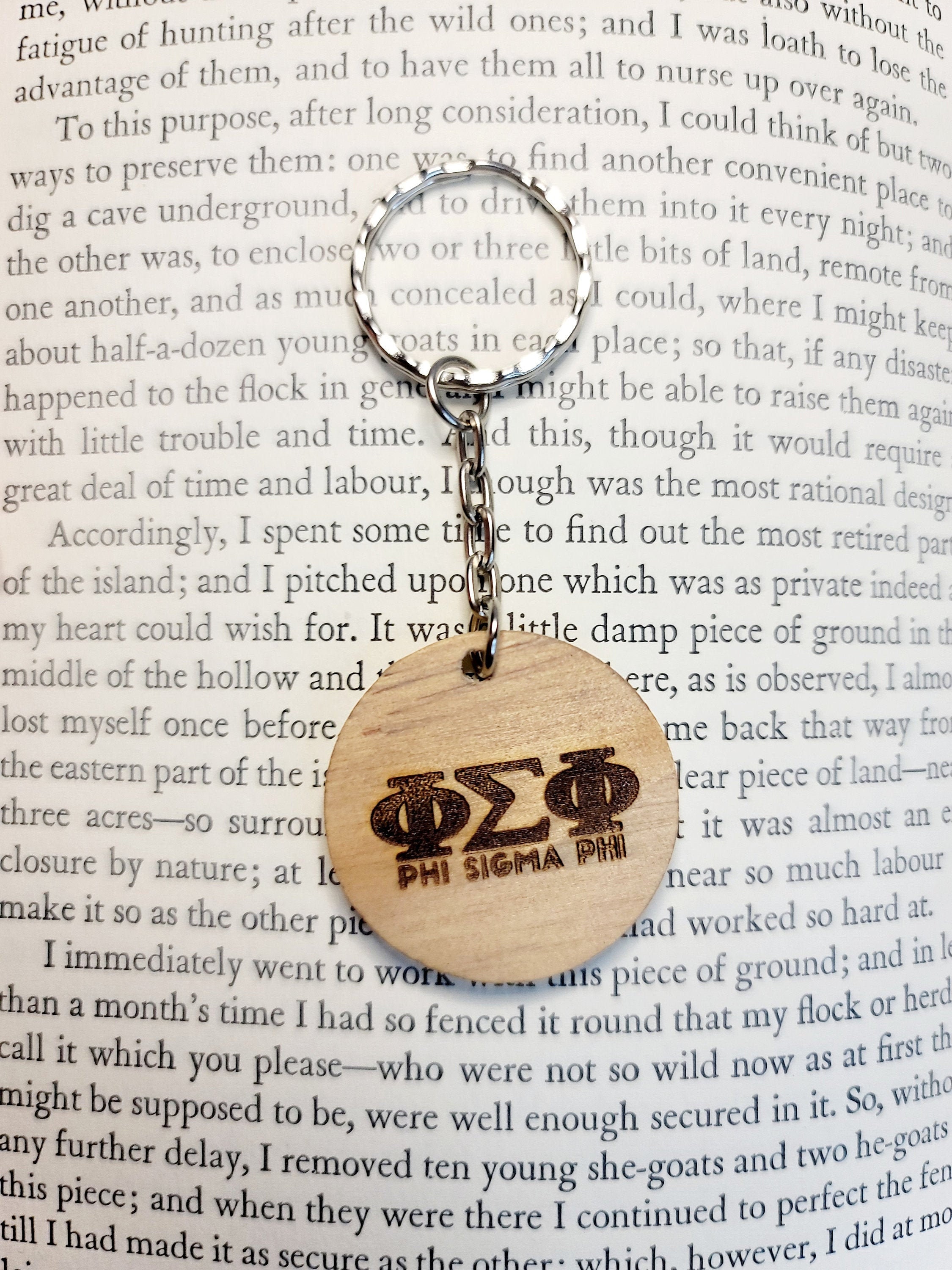 Chi Phi Bottle & Can Opener Key Chain - Melissa's Custom Gifts