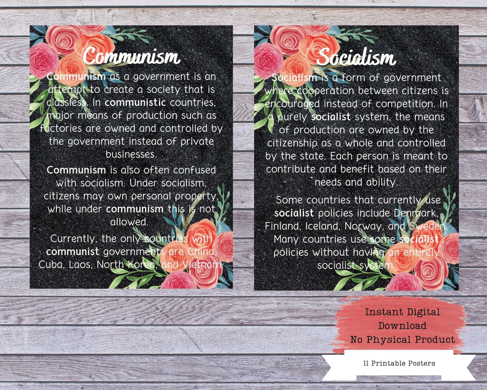 Types of Government Posters, History Poster, Social Studies, History ...