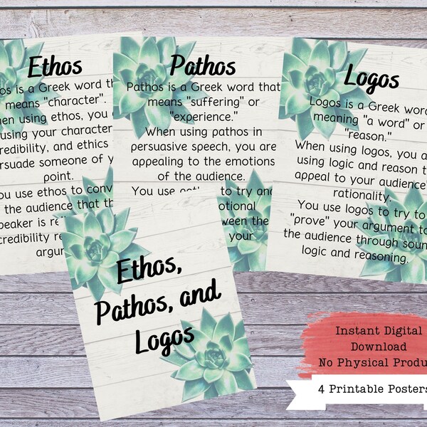 Ethos Pathos Logos - Etsy
