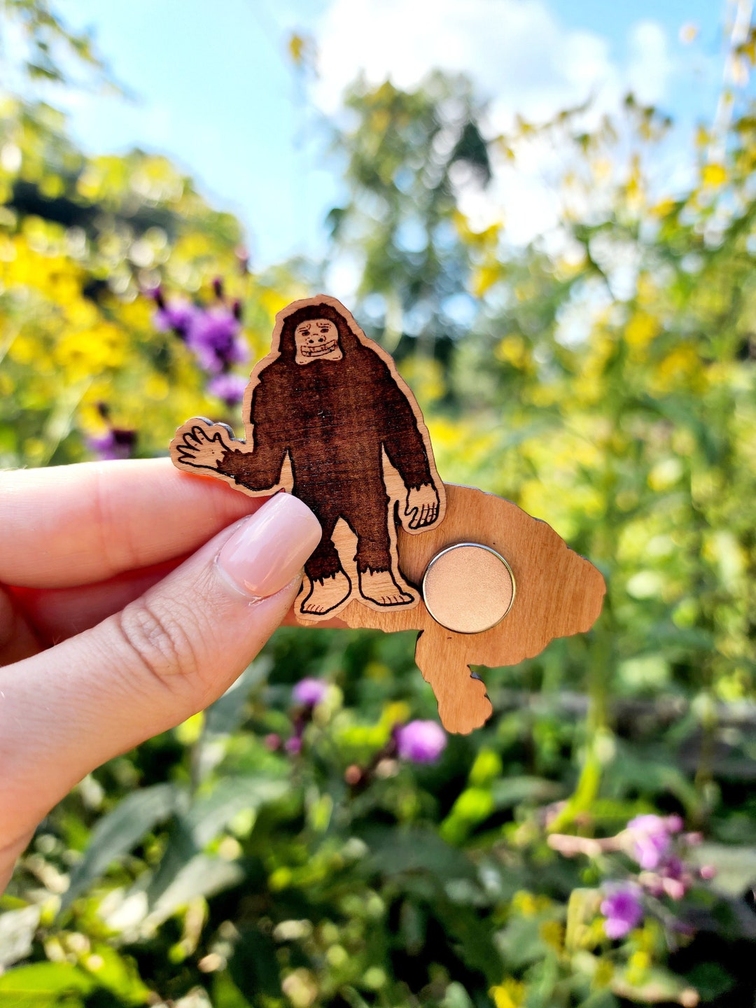 Bigfoot Magnet, Bigfoot Gift, Cryptid Gift, Cryptid Decor, Cryptid ...