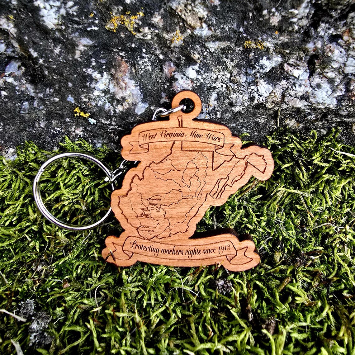 WV Mine Wars Keychain, Blair Mountain, History Keychain, Redneck ...